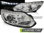 Preview: LED Tagfahrlicht Design Scheinwerfer für Ford Focus MK3 3/5 Türer 11-14 chrom